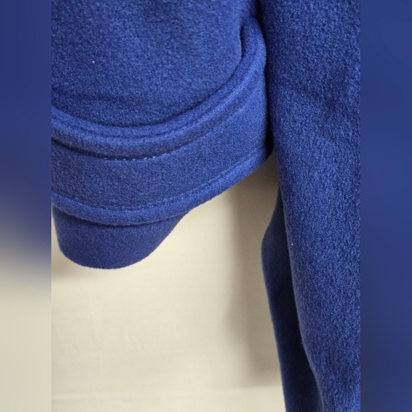 Lands' End 22W Luxe Wool Swing Coat Purple New - Picture 3 of 12